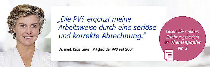 Testimonial von Dr. Linke zur vollständigen und korrekten Honorarabrechnung